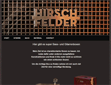 Tablet Screenshot of hirschfelder.net